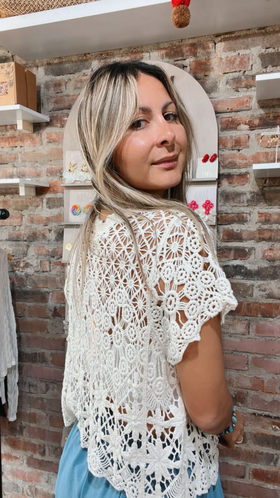 Blusa Crochet Arizona