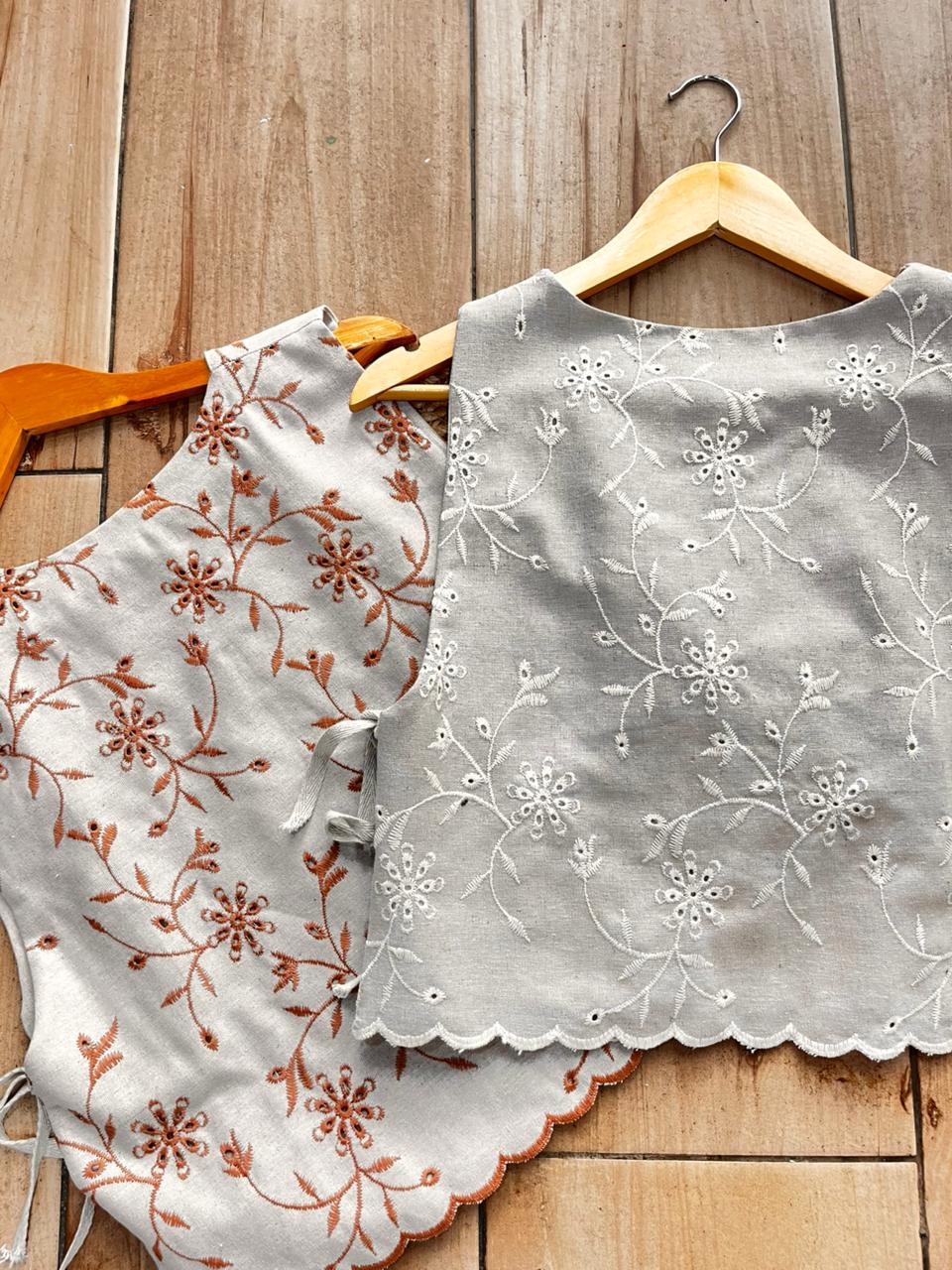 Blusa Lino Nuditos - Coral - Luciérnaga