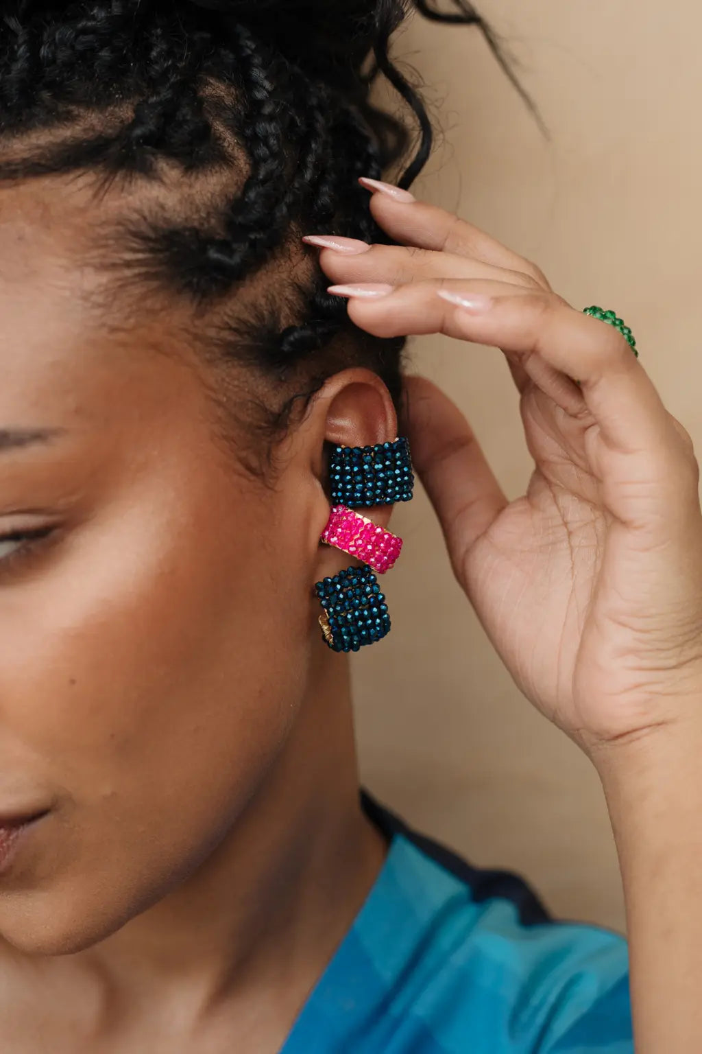 Isa Ear Cuff Pink - Maracuyá - NMJ321