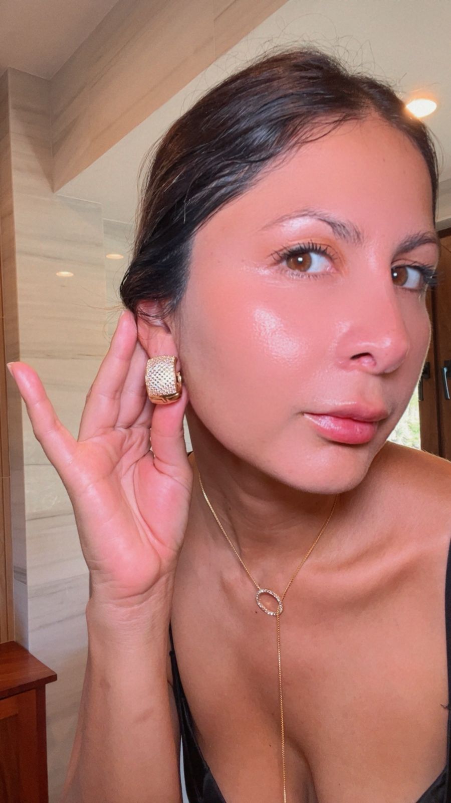 Aretes Doré Glam - Saint Germain