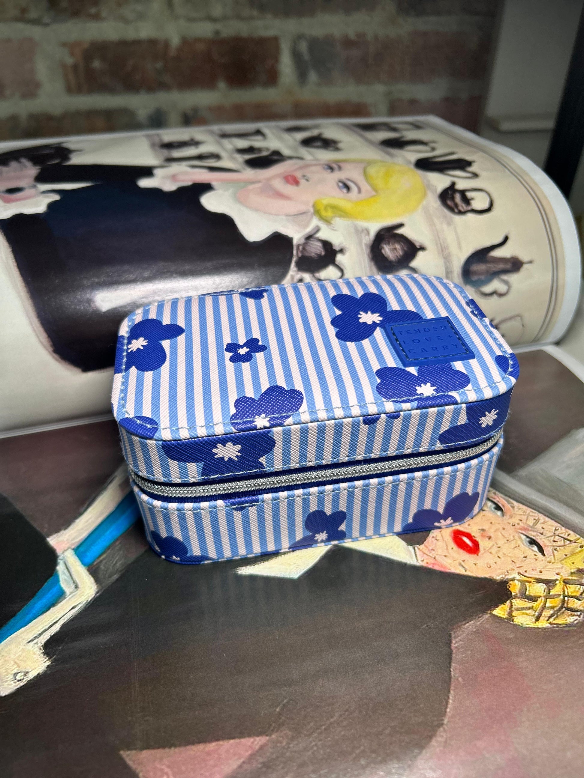 Joyero Floral Azul - Saint Germain Collection