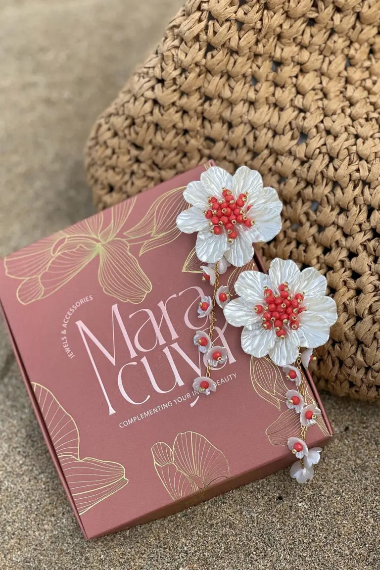 Aretes Rose Red - Maracuyá - MM113