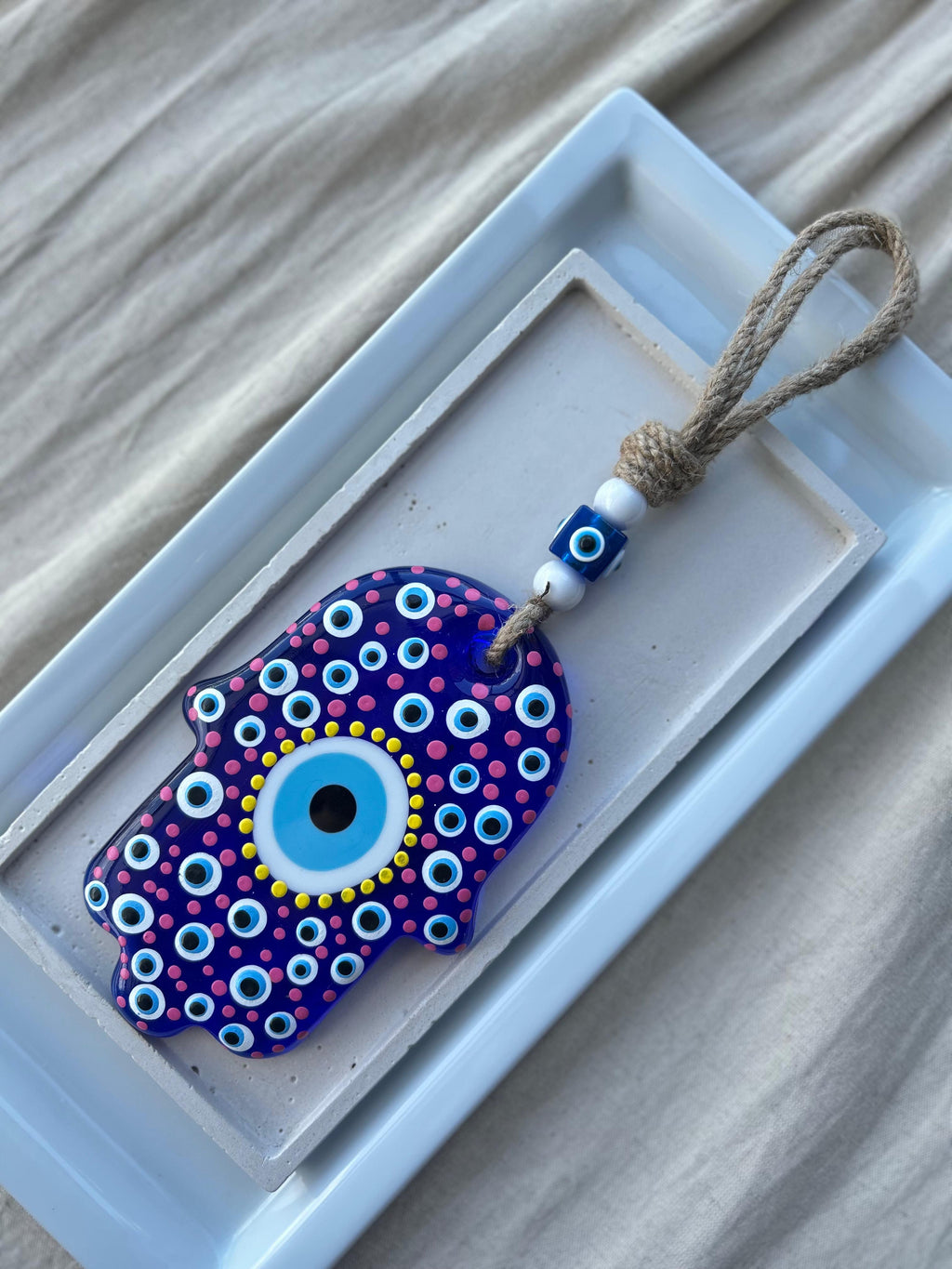 Pink Eyed Hamsa