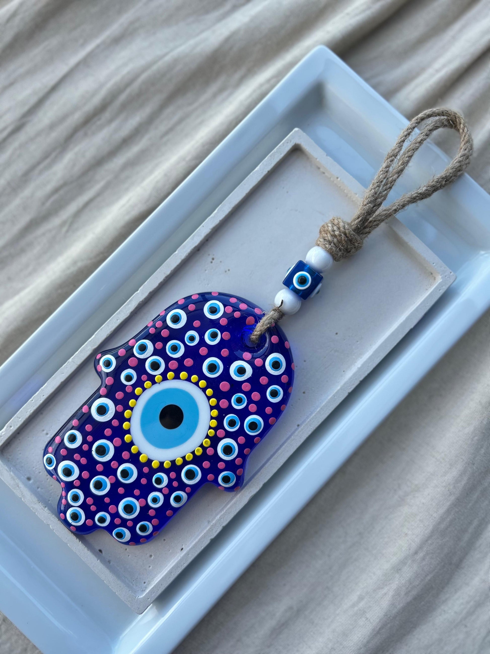 Pink Eyed Hamsa