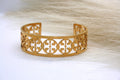 Brazalete Grueso Dorado - Saint Germain