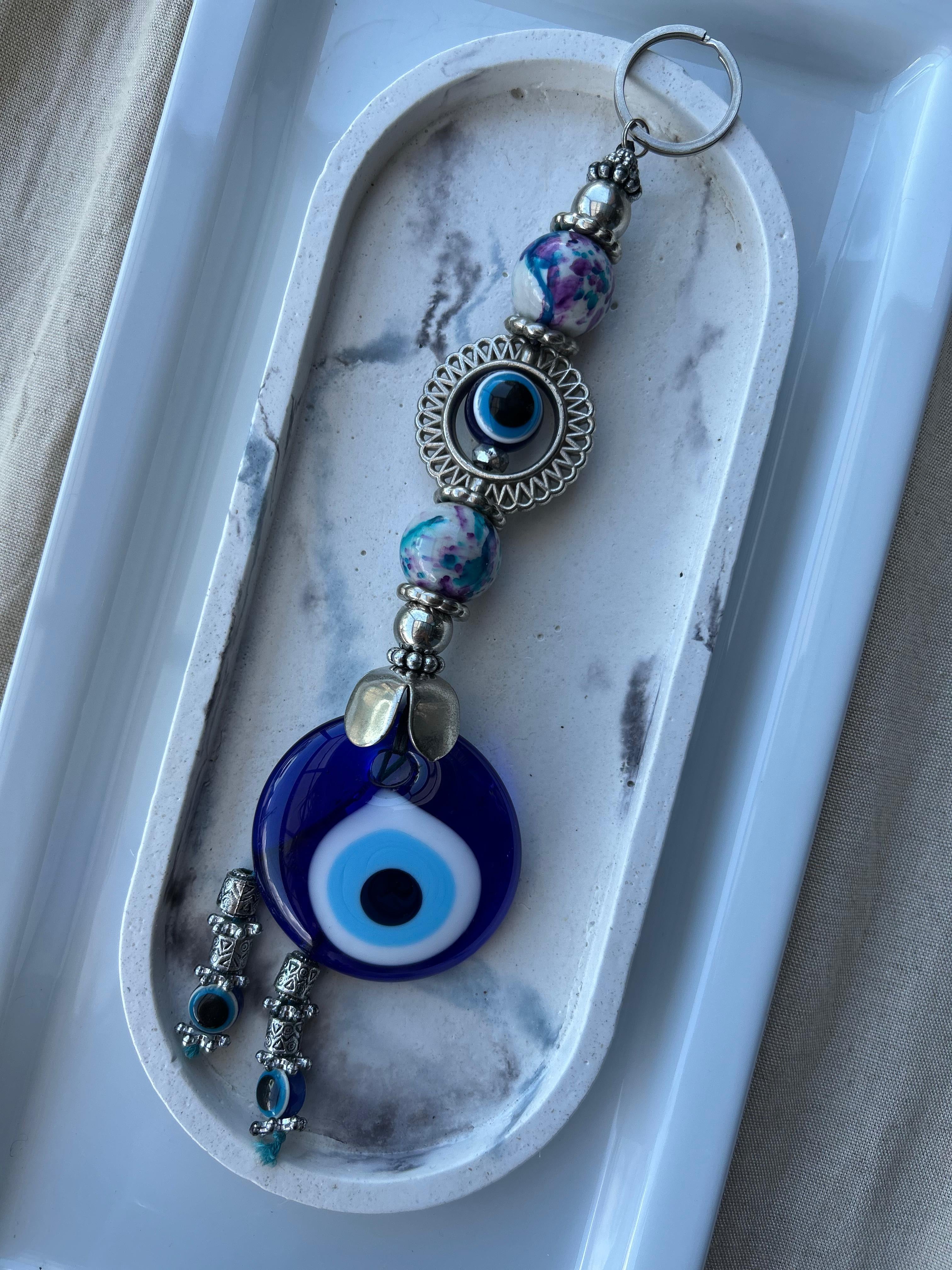 Blue Violet Hamsa Charm