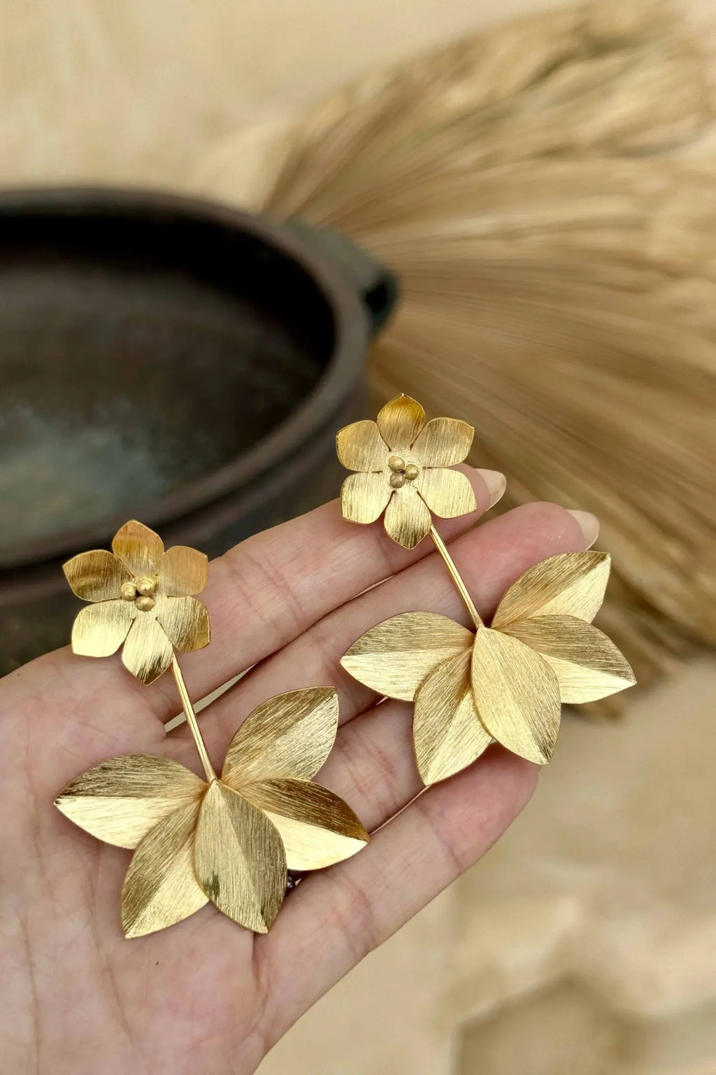 2 en 1 Sunny Earrings Maracuyá NMJ265