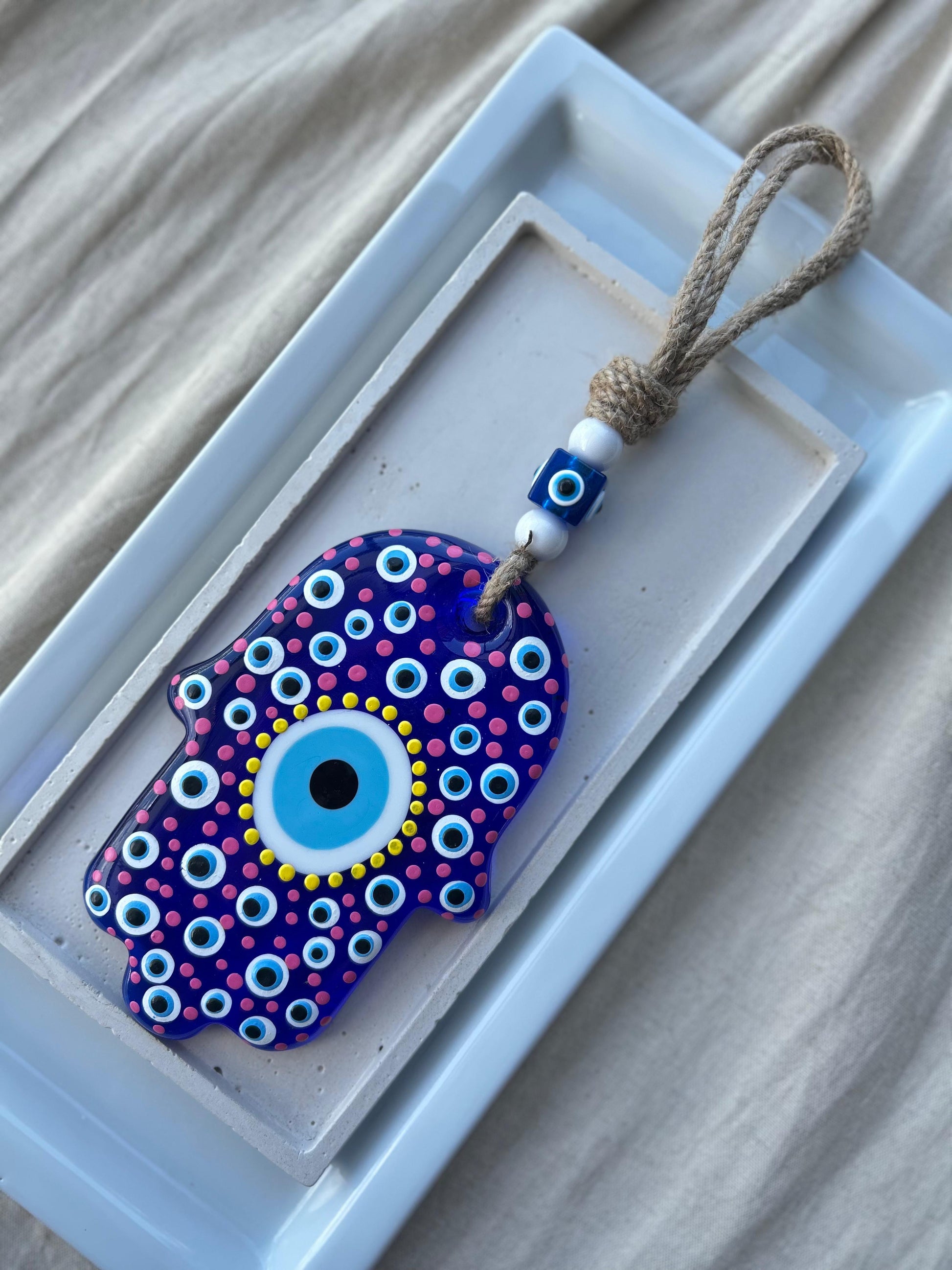 Pink Eyed Hamsa