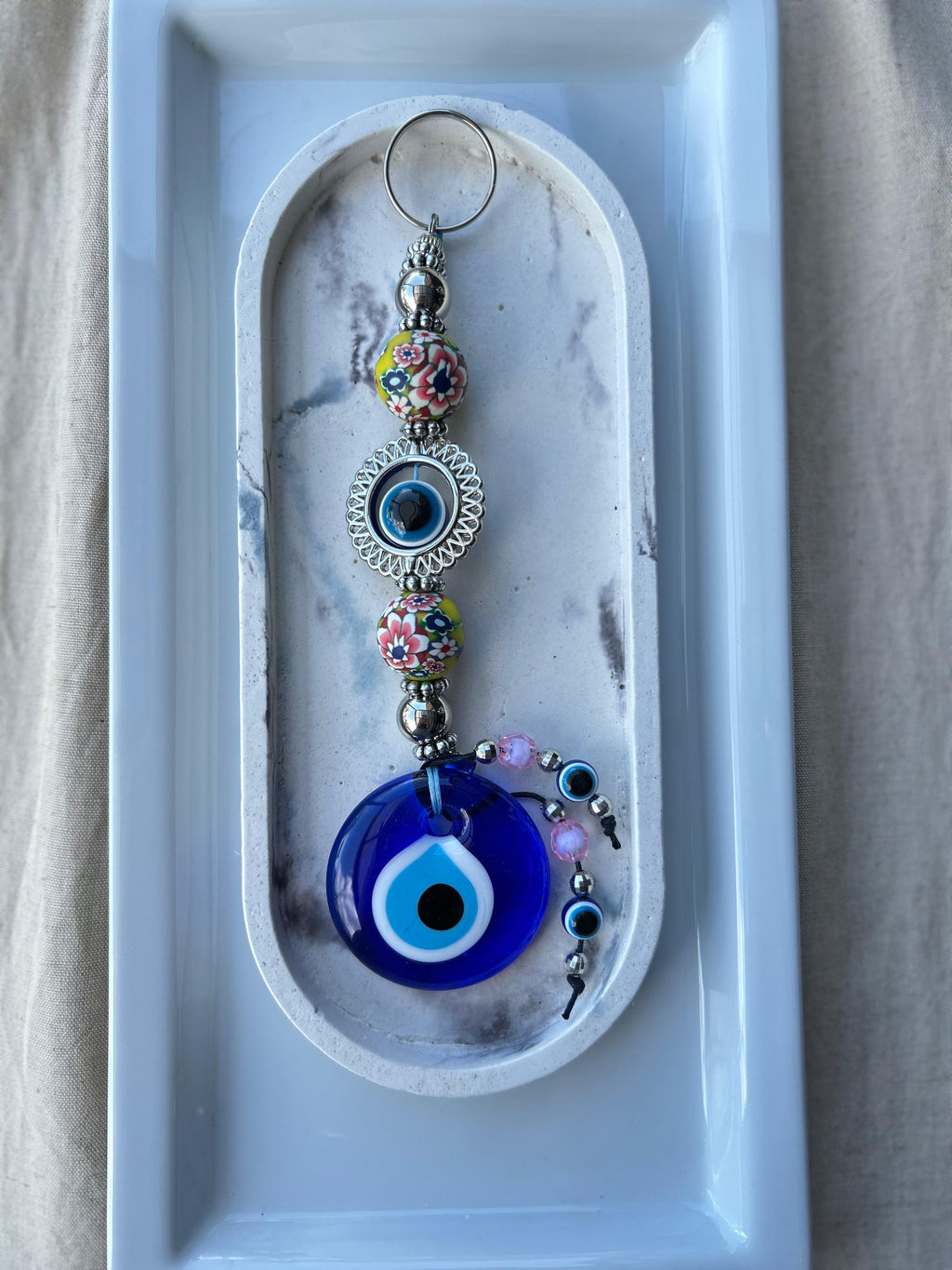 Sunlit Hamsa Charm