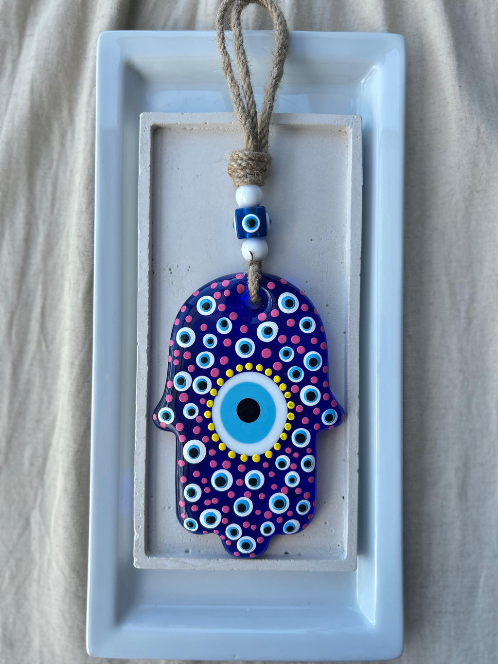 Pink Eyed Hamsa