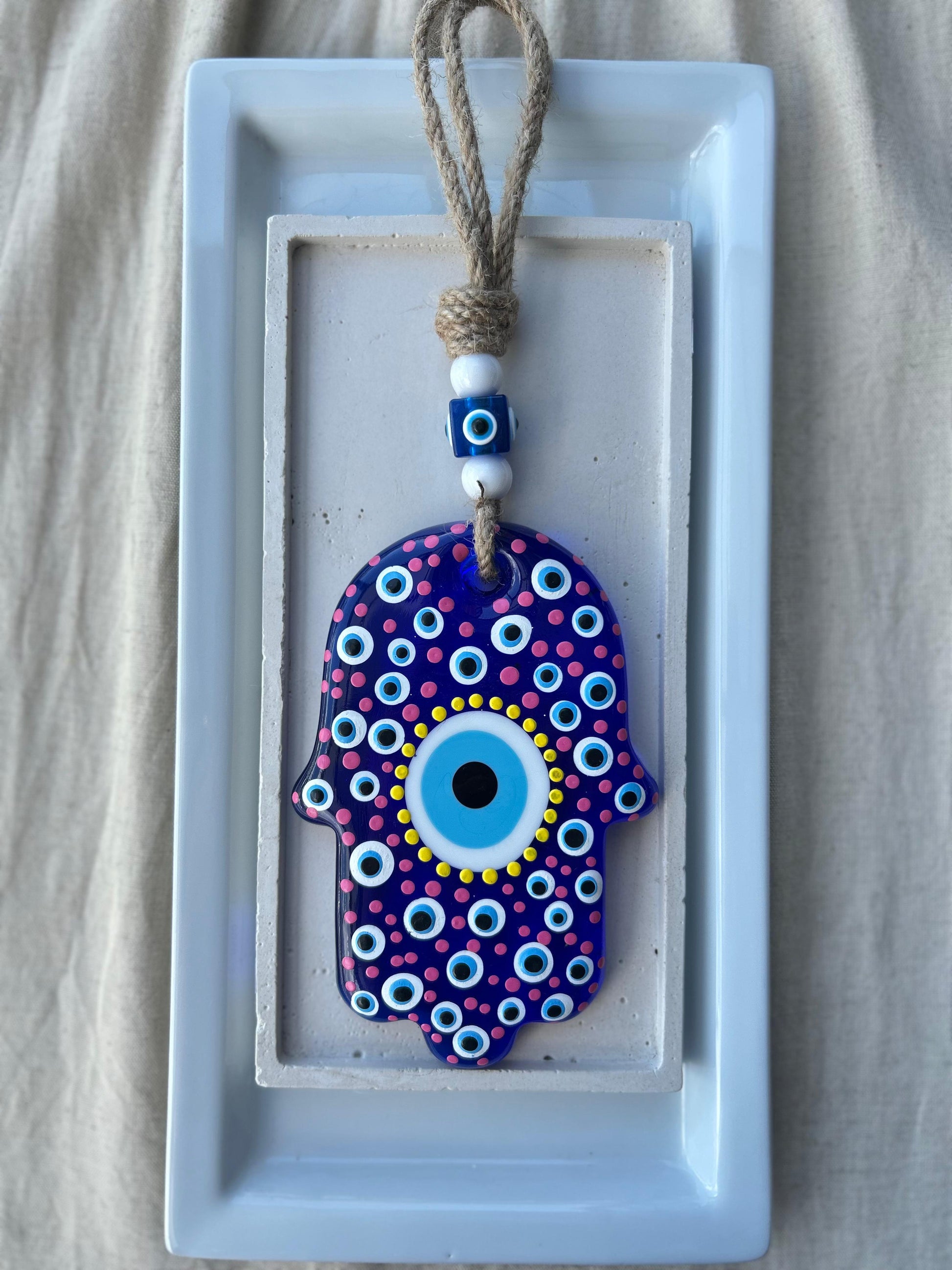 Pink Eyed Hamsa