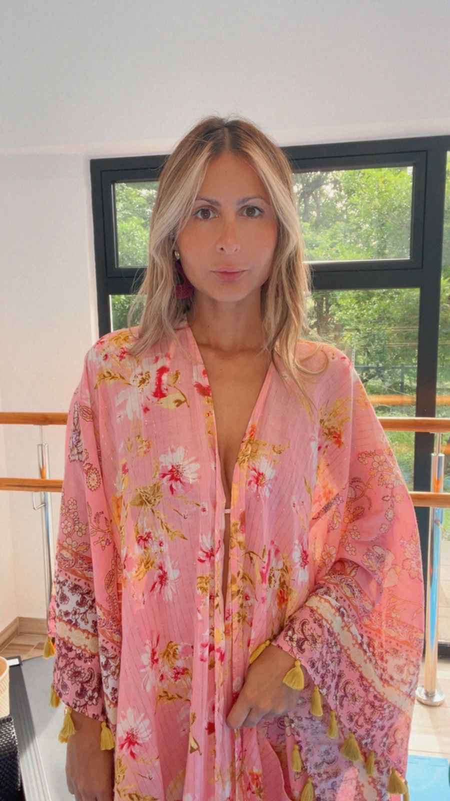 Aratta Pink Kimono - Talla Única