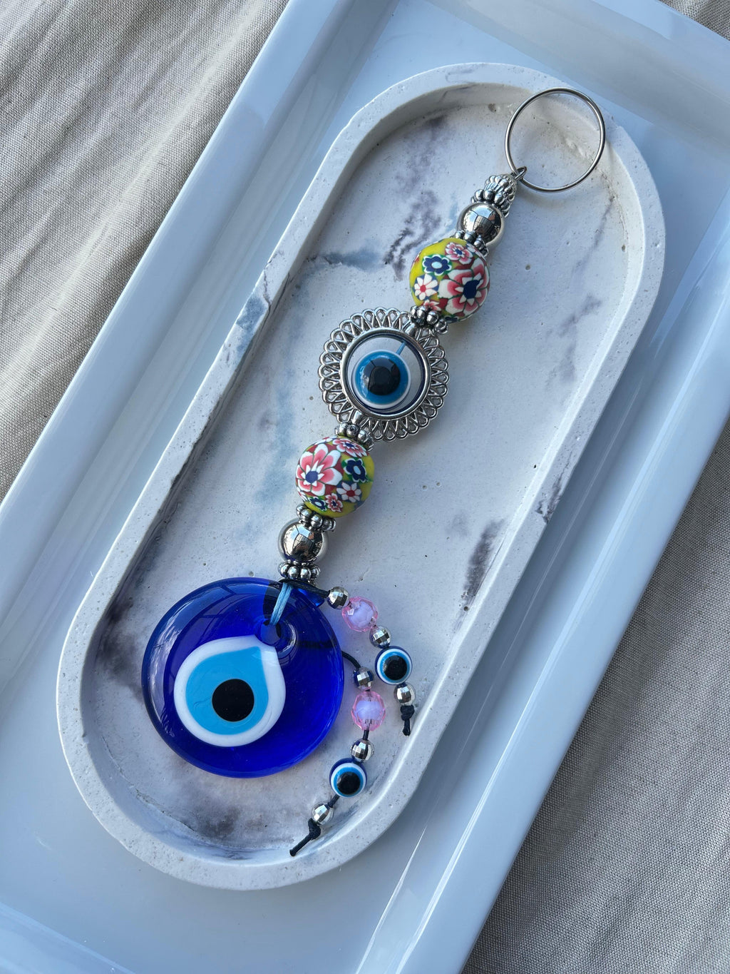 Sunlit Hamsa Charm