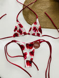 Floral Bikini- Jardín De Flora -Talla S