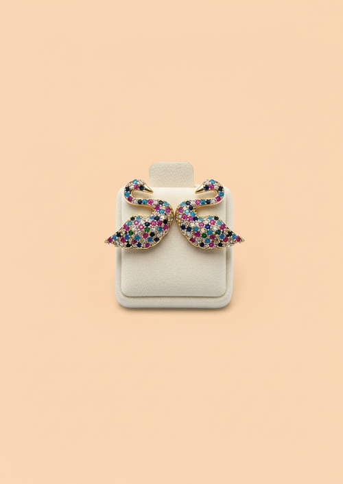 Aretes Swan Glow - Saint Germain