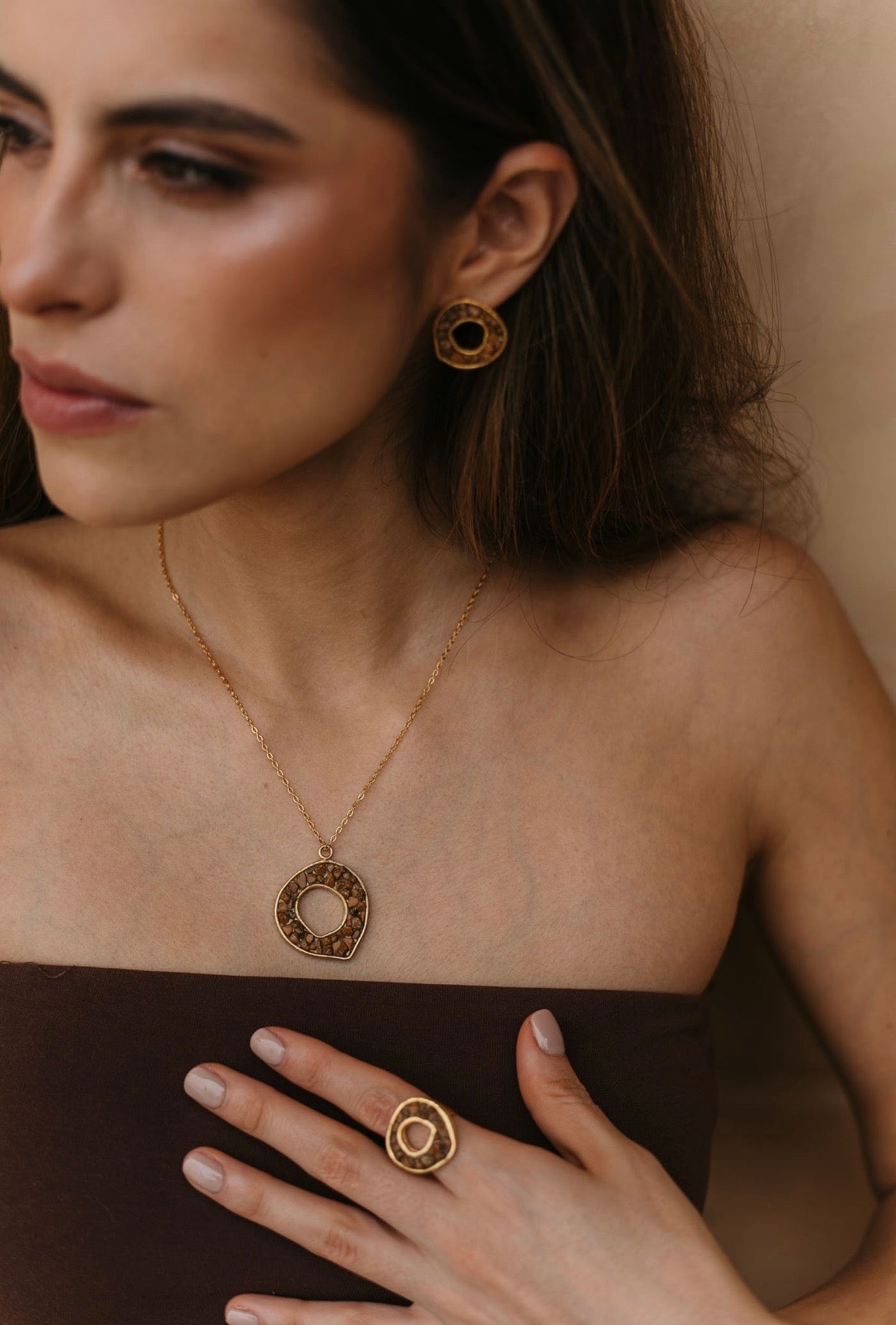 Caliza Earrings- MARACUYÁ - FM29