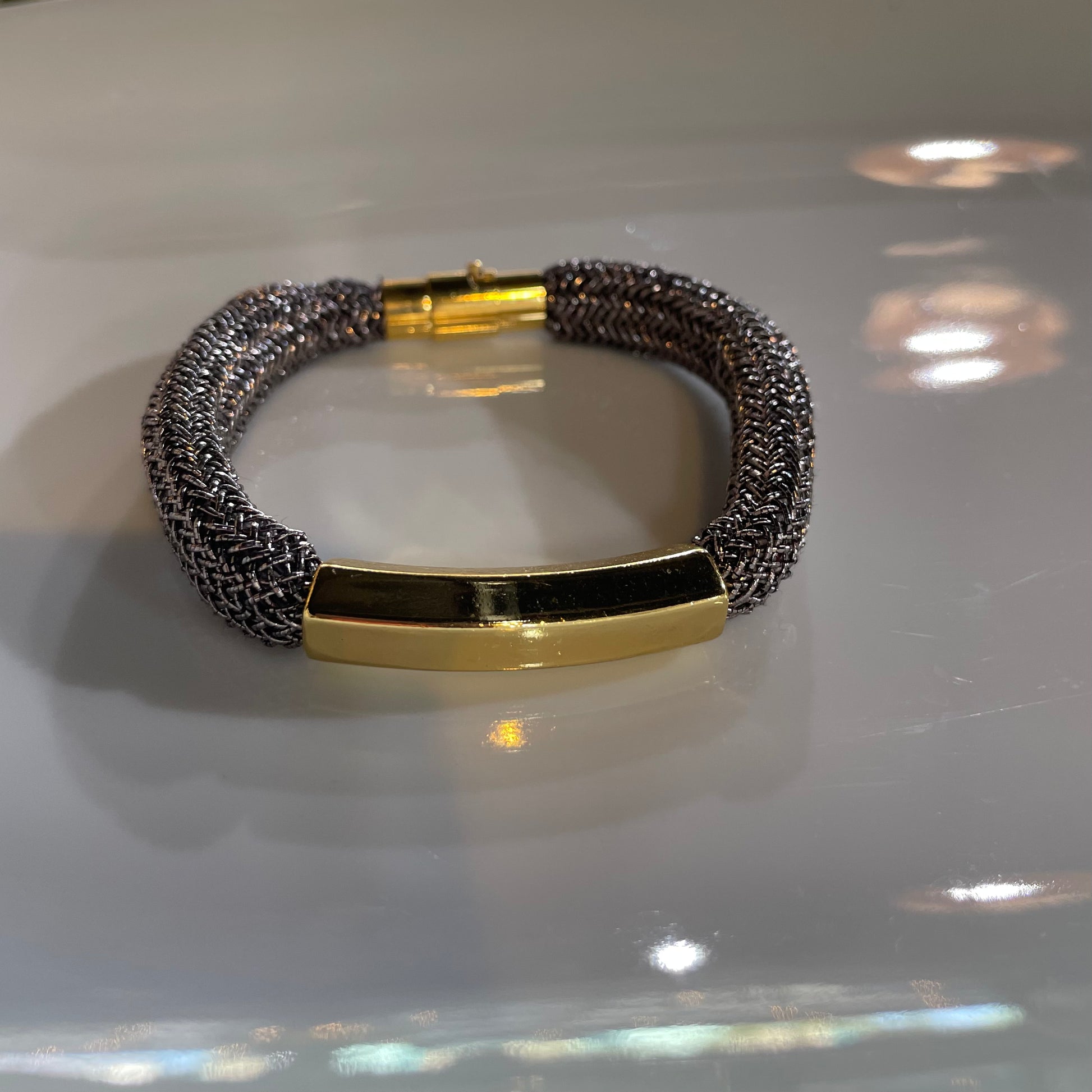 Onyx Line Bracelet - Mela