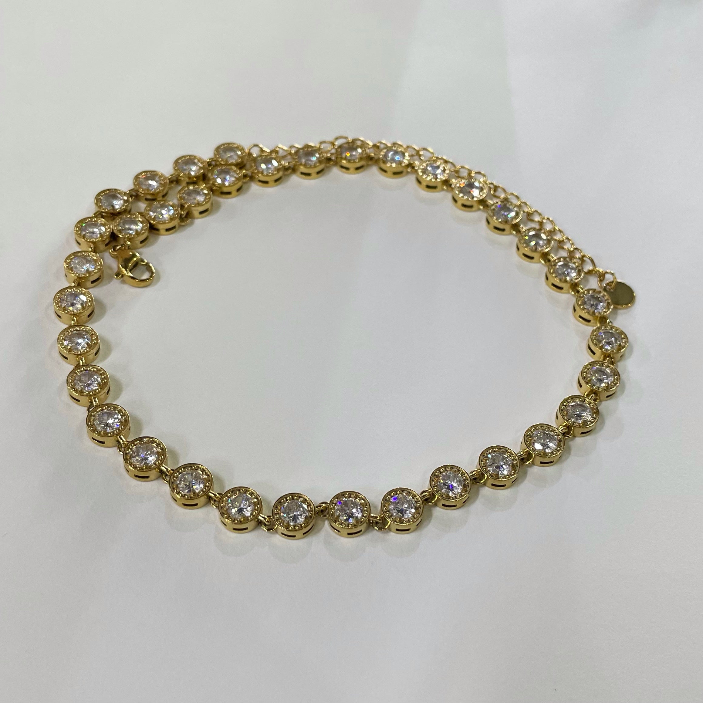Collar Swarovski Dorada Dupe - Oceanica