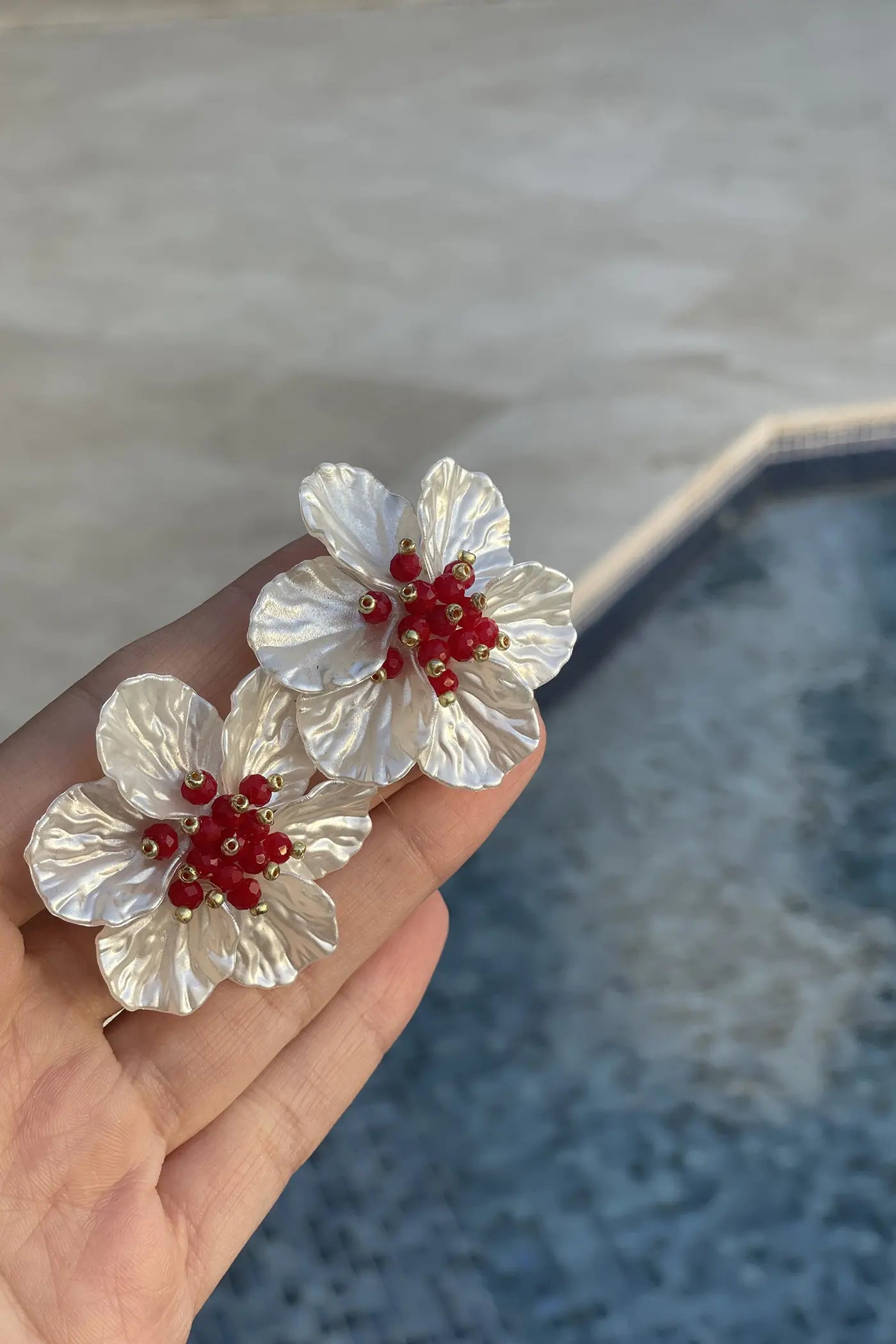 Margarita Earrings Red - Maracuyá - MM104