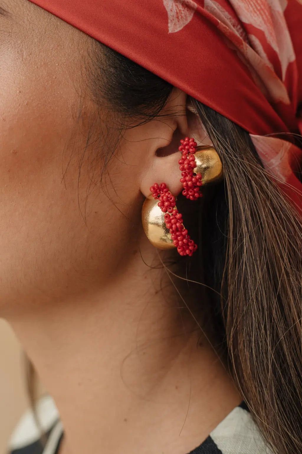 Sugar Ear Cuff Red - Maracuyá - NMJ282