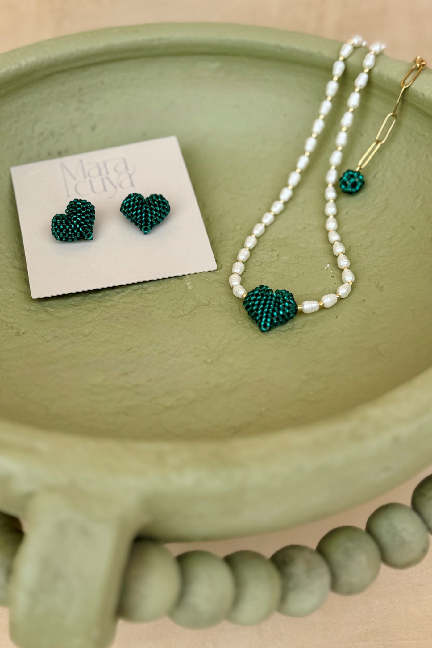 Mini Lovie Necklace Turquose - Maracuyá - NMJ613