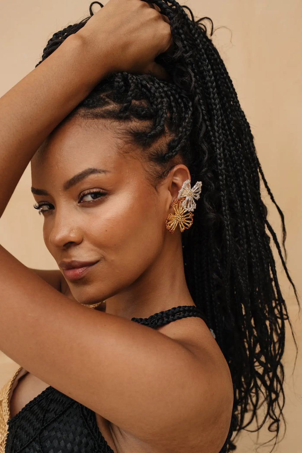 Serena Earrings Gold - Maracuyá - NMJ334