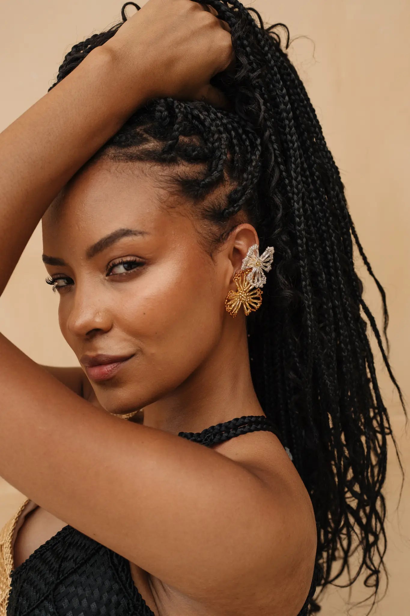 Serena Earrings Gold - Maracuyá - NMJ334