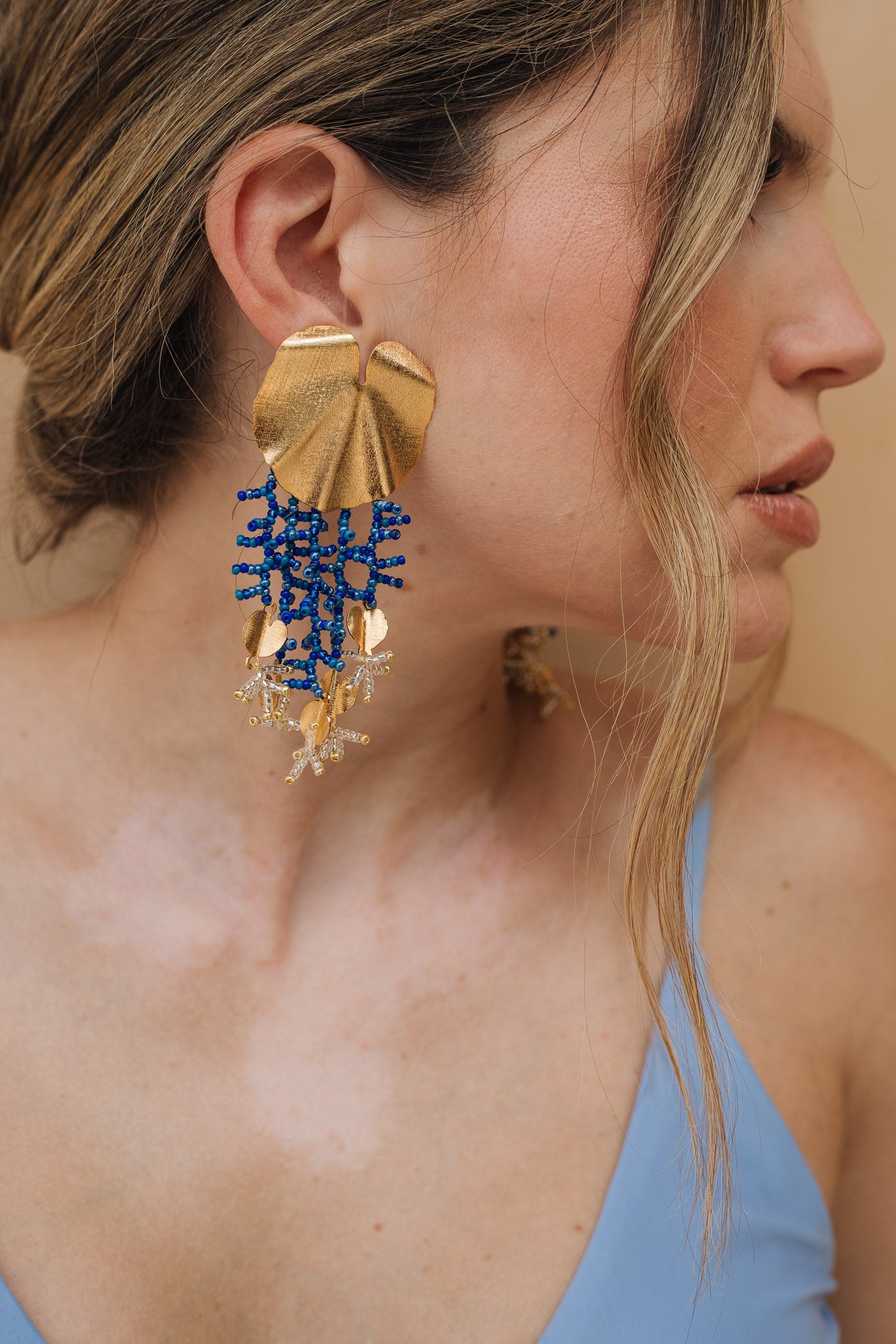 Olivia Earrings [Blue] - Maracuyá - NMJ285