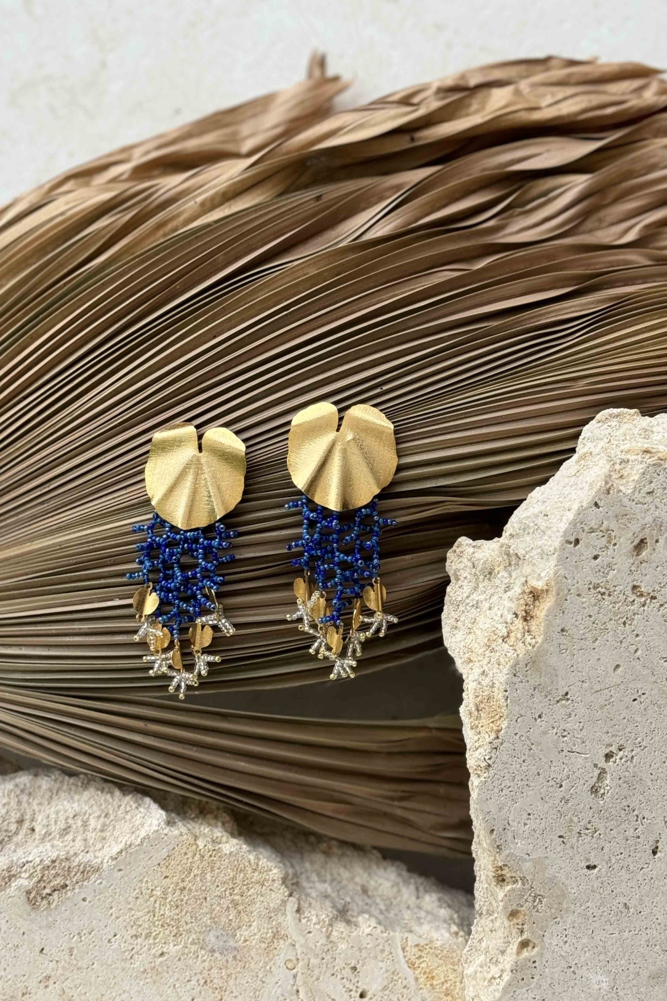 Olivia Earrings [Blue] - Maracuyá - NMJ285