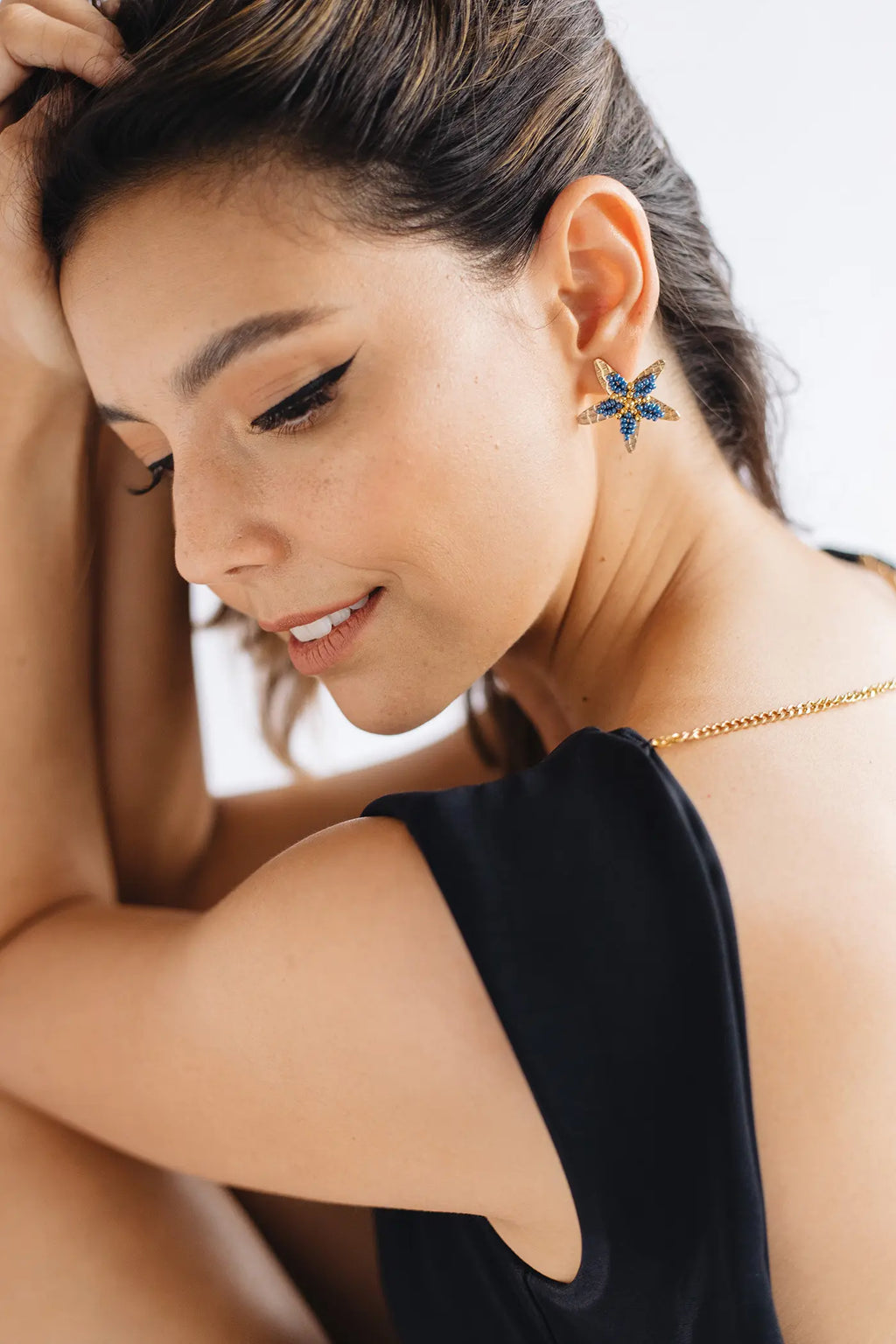 Blue Star Earrings - Maracuyá - MM302
