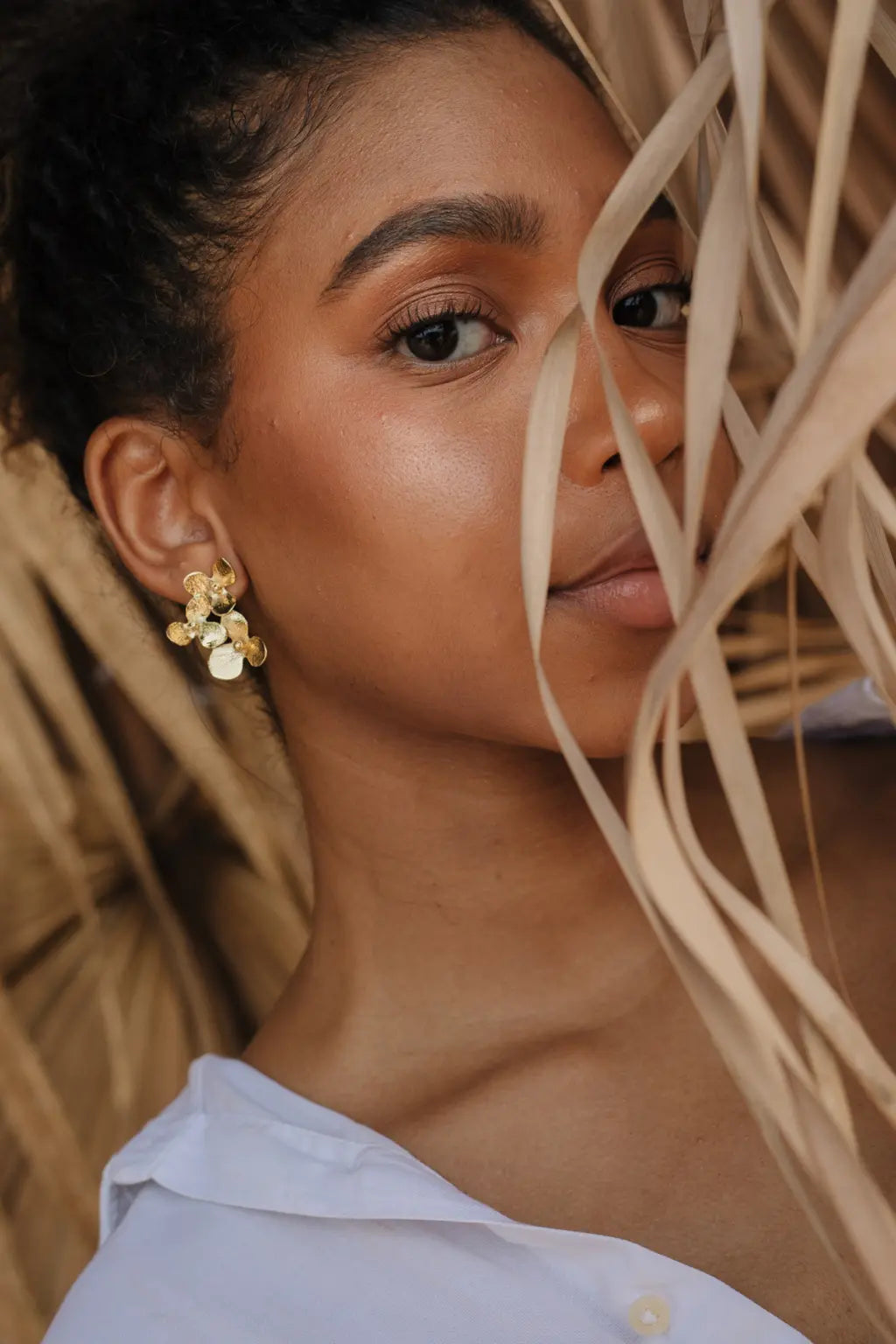 Triple Aurenza Earrings - Maracuyá - NMJ569