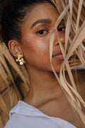 Triple Aurenza Earrings - Maracuyá - NMJ569
