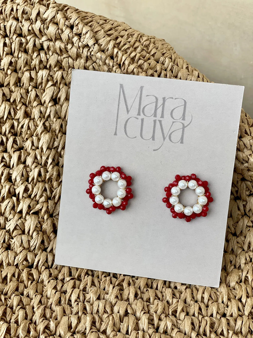 Lis Earrings [Red] - Maracuyá - NMJ145