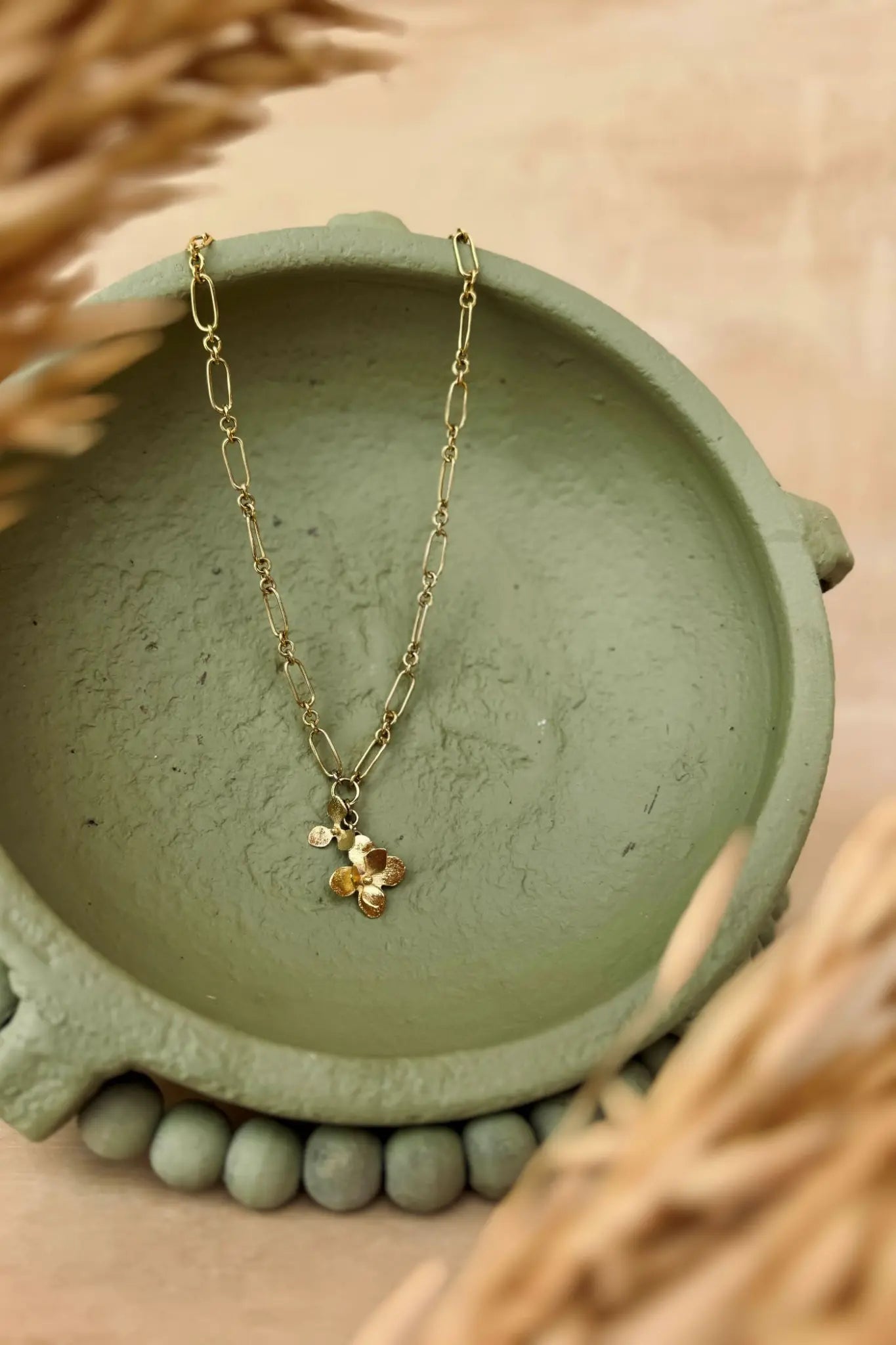 Double Calia Necklace - Maracuyá - NMJ568