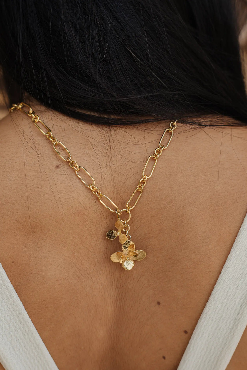 Double Calia Necklace - Maracuyá - NMJ568