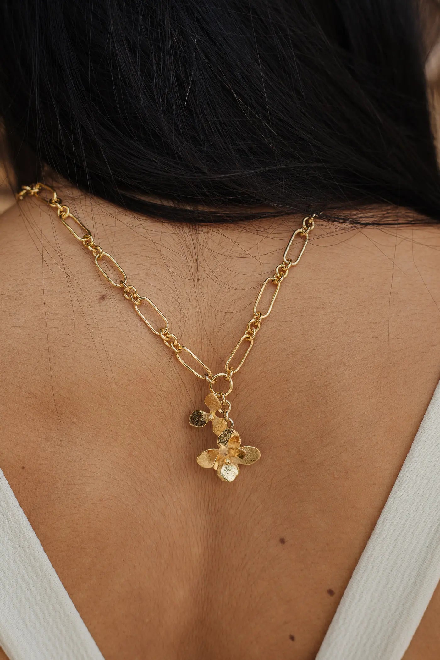 Double Calia Necklace - Maracuyá - NMJ568