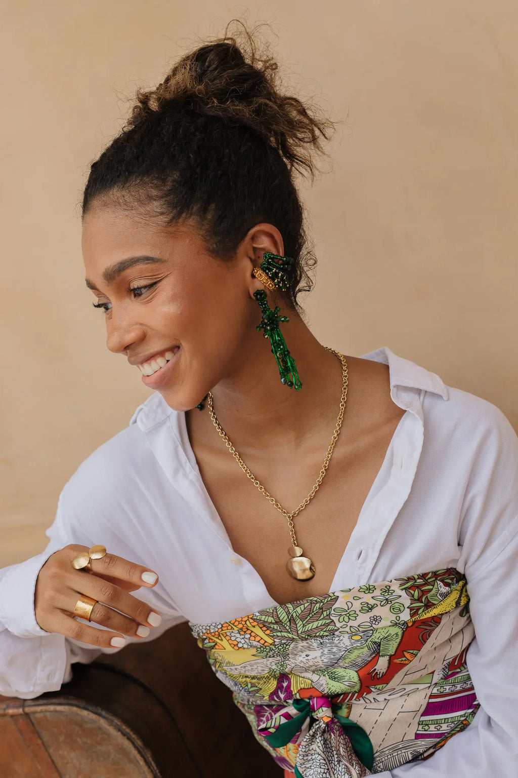 Jade Ear Cuff - Maracuyá - NMJ612