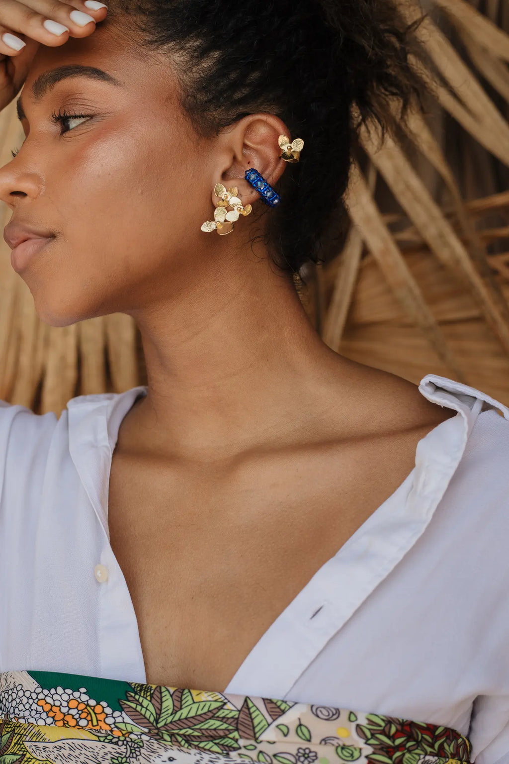 Dalma Ear Cuff [Blue] - Maracuyá - NMJ608