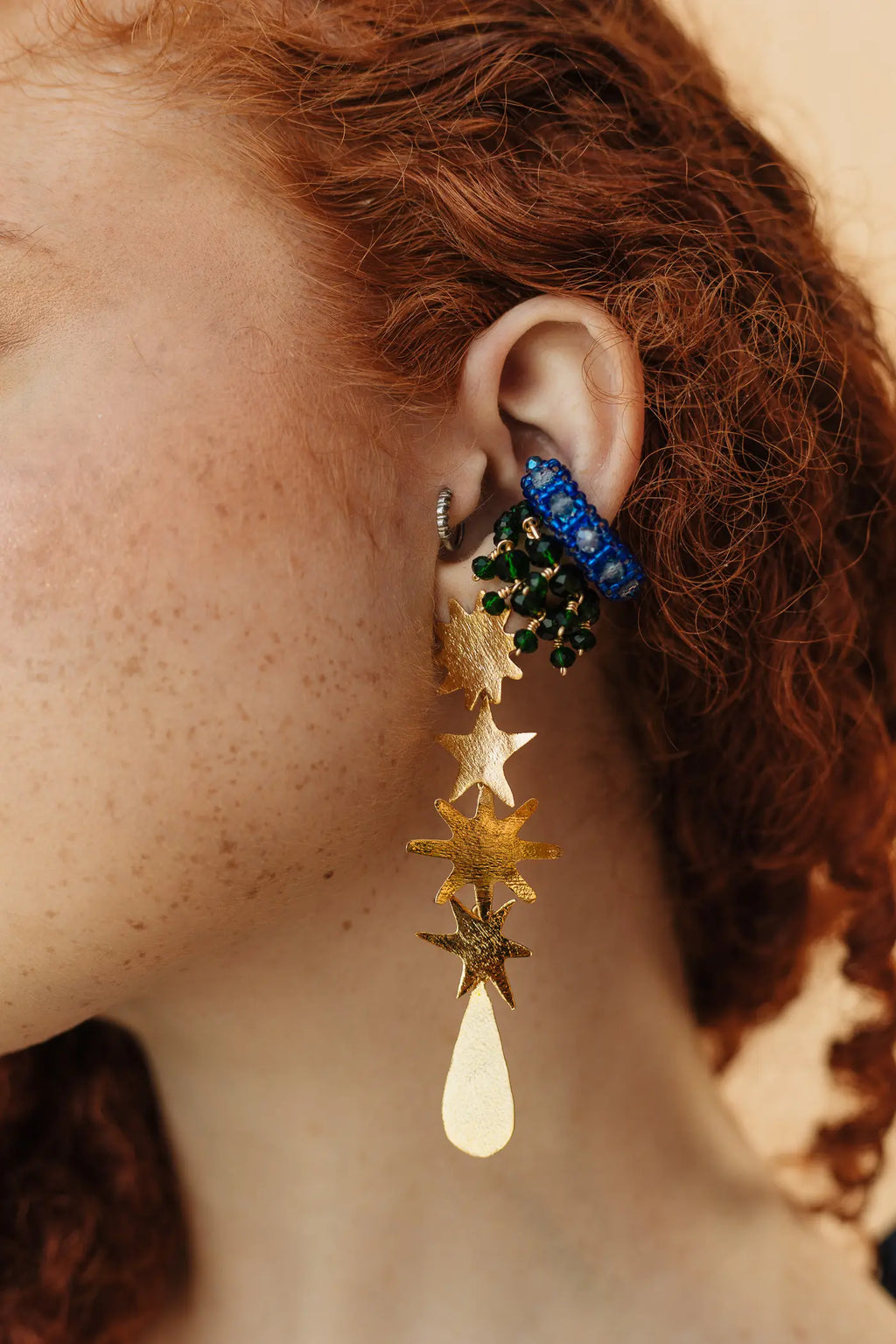 Dalma Ear Cuff [Blue] - Maracuyá - NMJ608