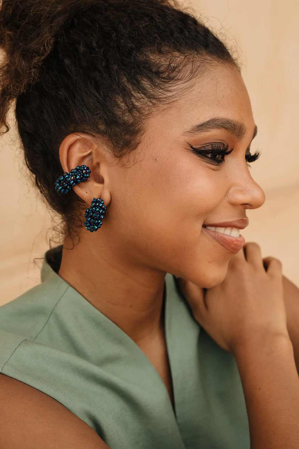Lira Ear Cuff [Blue] - Maracuyá - NMJ585