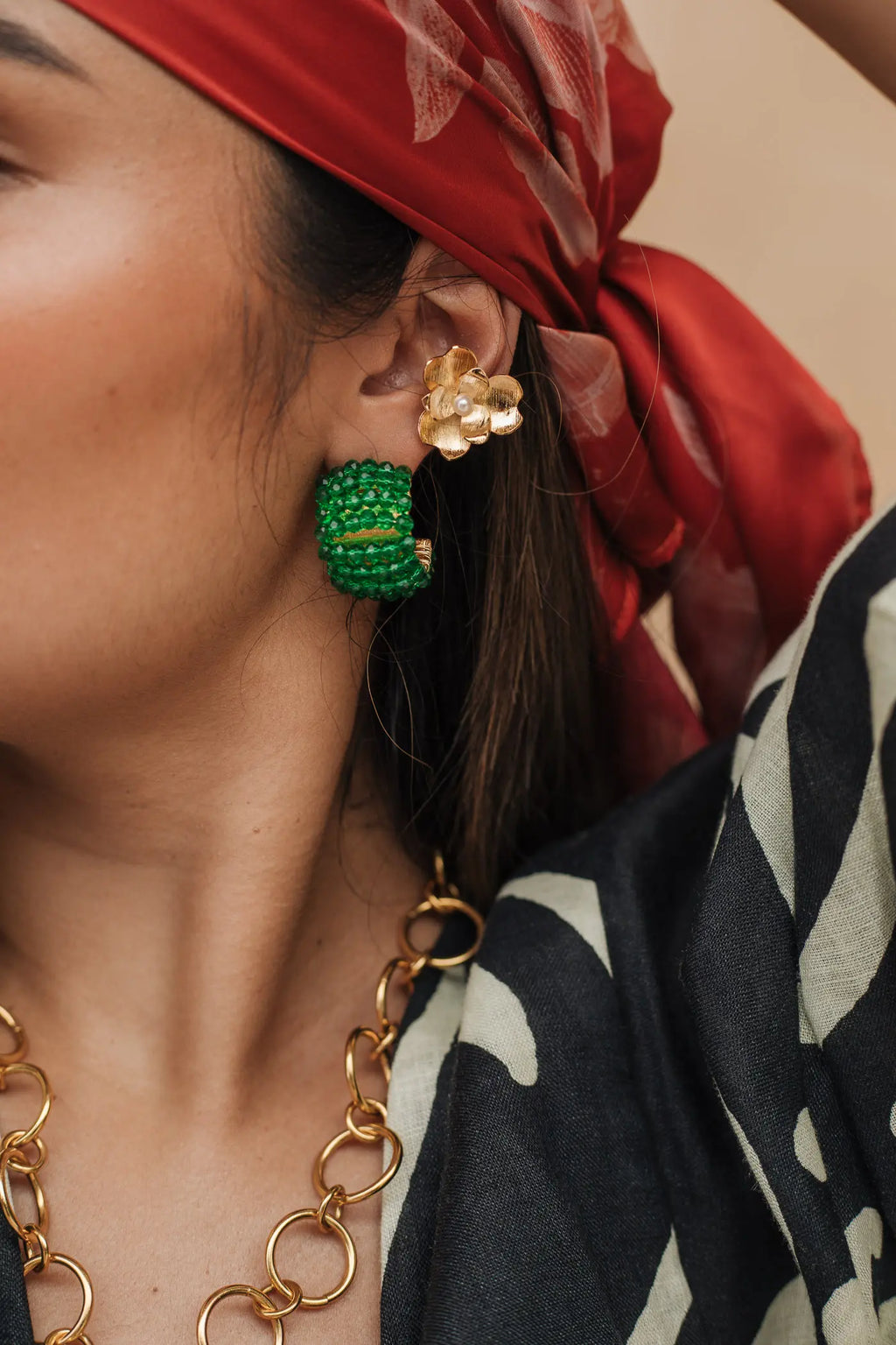 Bloom Ear Cuff - Maracuyá - NMJ264
