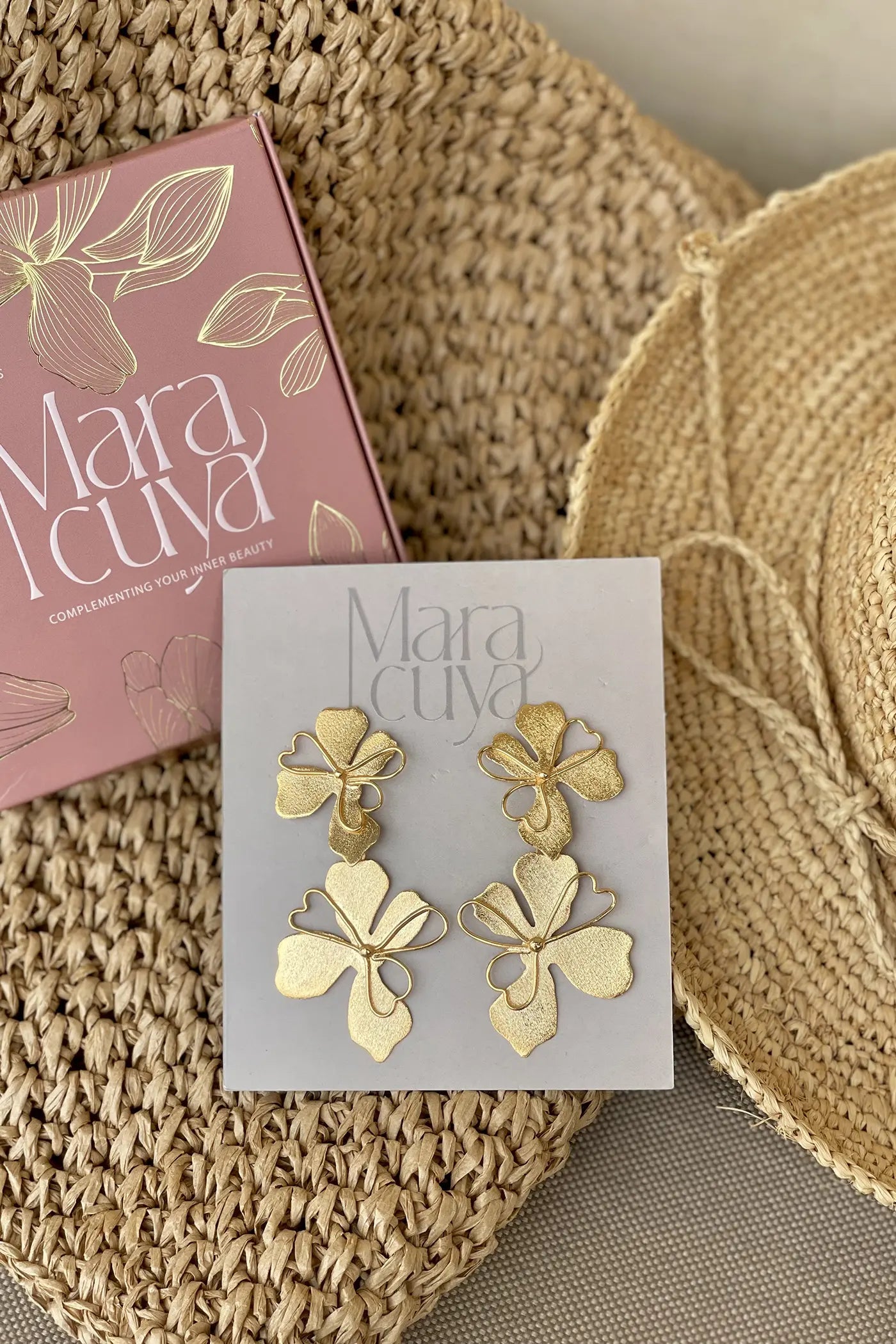 Double Mirasol Earrings - MARACÚYA - NMJ011