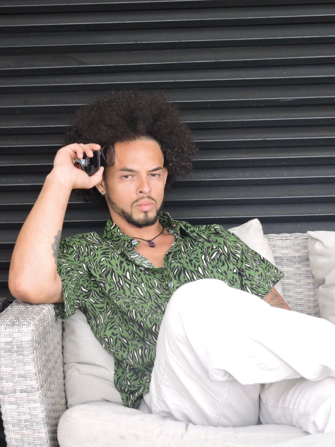 Camisa Green Print MARE - Mare04