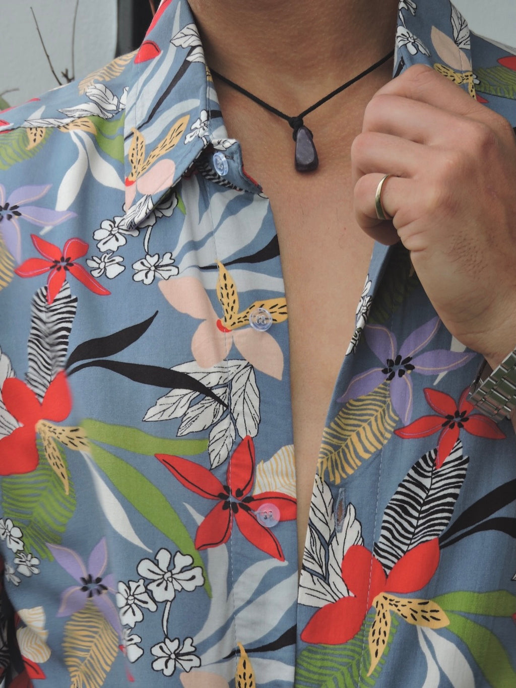 Camisa Blue Flowers MARE - Mare03