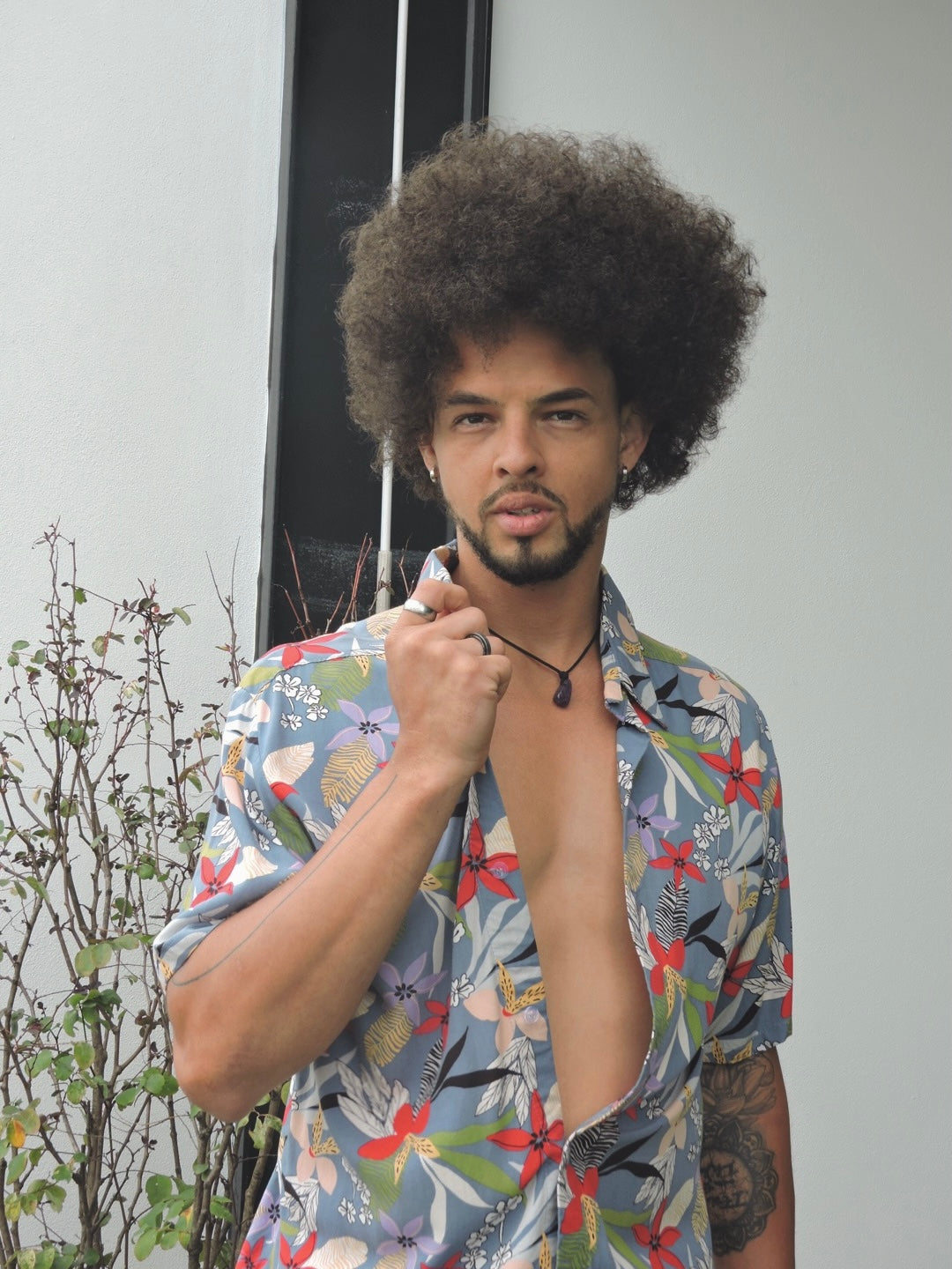 Camisa Blue Flowers MARE - Mare03