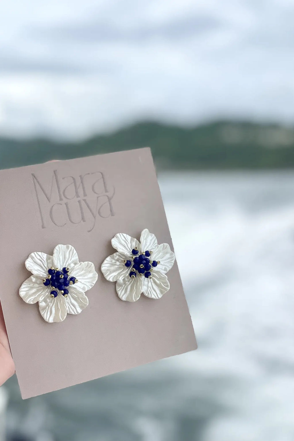 Margarita Earrings Blue - Maracuyá - MM108