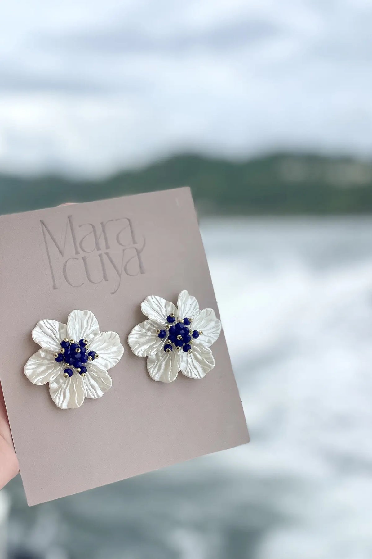 Margarita Earrings Blue - Maracuyá - MM108