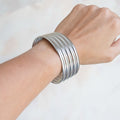 Brazalete Chunky Plateado