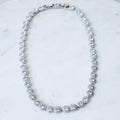 Collar Swarovski Plateado Dupe - Oceanica