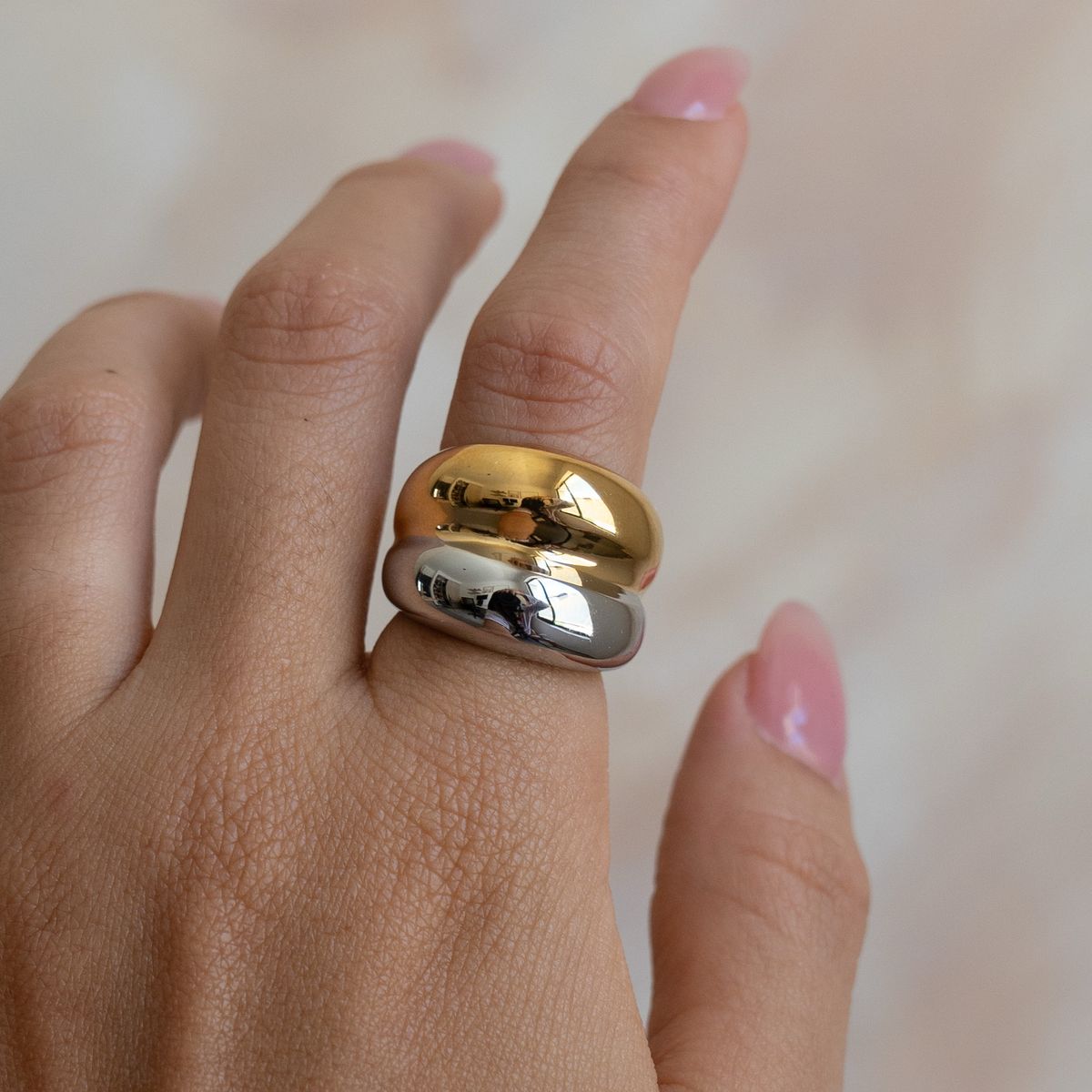 Anillo Akirah Bicolor